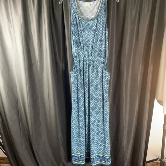 Maxi Studio Blue Maxi Dress with pockets‎ S - Picture 1 of 5
